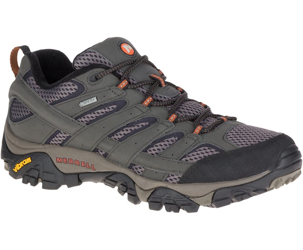 Merrell Hiking Shoes Grey - Moab 2 GORE-TEX® - Mens 27CXRBJGO